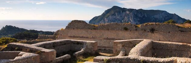 Villa Jovis on Capri: traces of Tiberius amidst untamed nature and terraces overlooking the sea